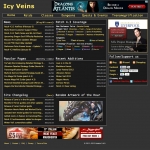 Icy Veins homepage version 2